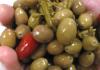 Spicy Calabrese Green Olives (Bulk)