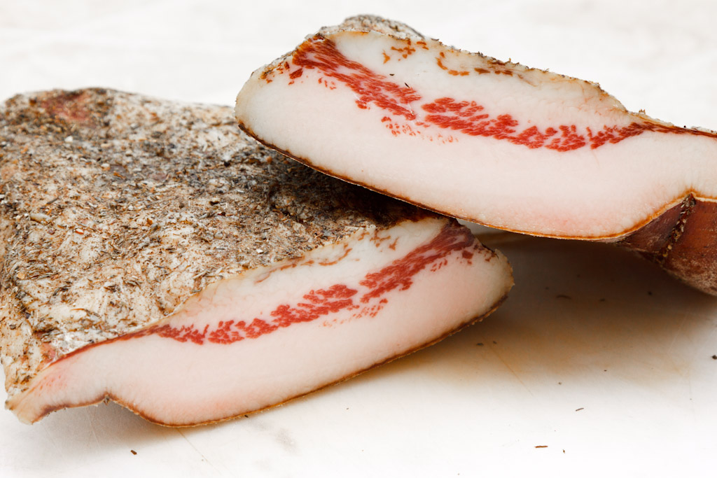Guanciale (Cured Pig Jowl) Salumeria Italiana